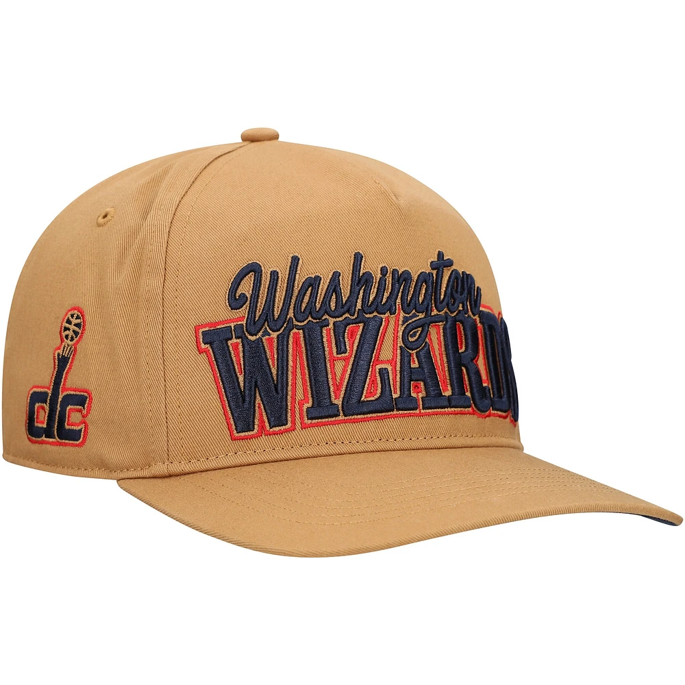 Casquette ajustable Barnes Hitch des Washington Wizards '47 Tan pour homme