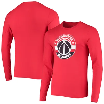 Washington Wizards Fanatics Branded Primary Logo Long Sleeve T-Shirt - Red