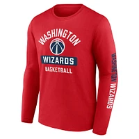 Ensemble de deux packs Just Net Fanatics pour hommes, bleu marine/rouge, Washington Wizards