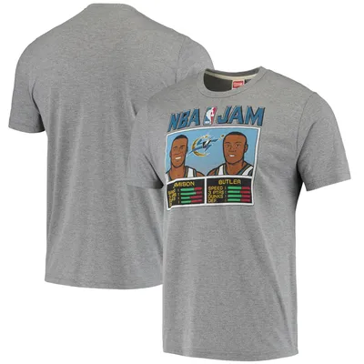 Antawn Jamison/Caron Butler Washington Wizards Homage NBA Jam Tri-Blend T-Shirt - Gray