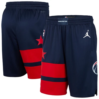 Short Swingman Jordan Brand bleu marine Washington Wizards Statement Edition pour homme