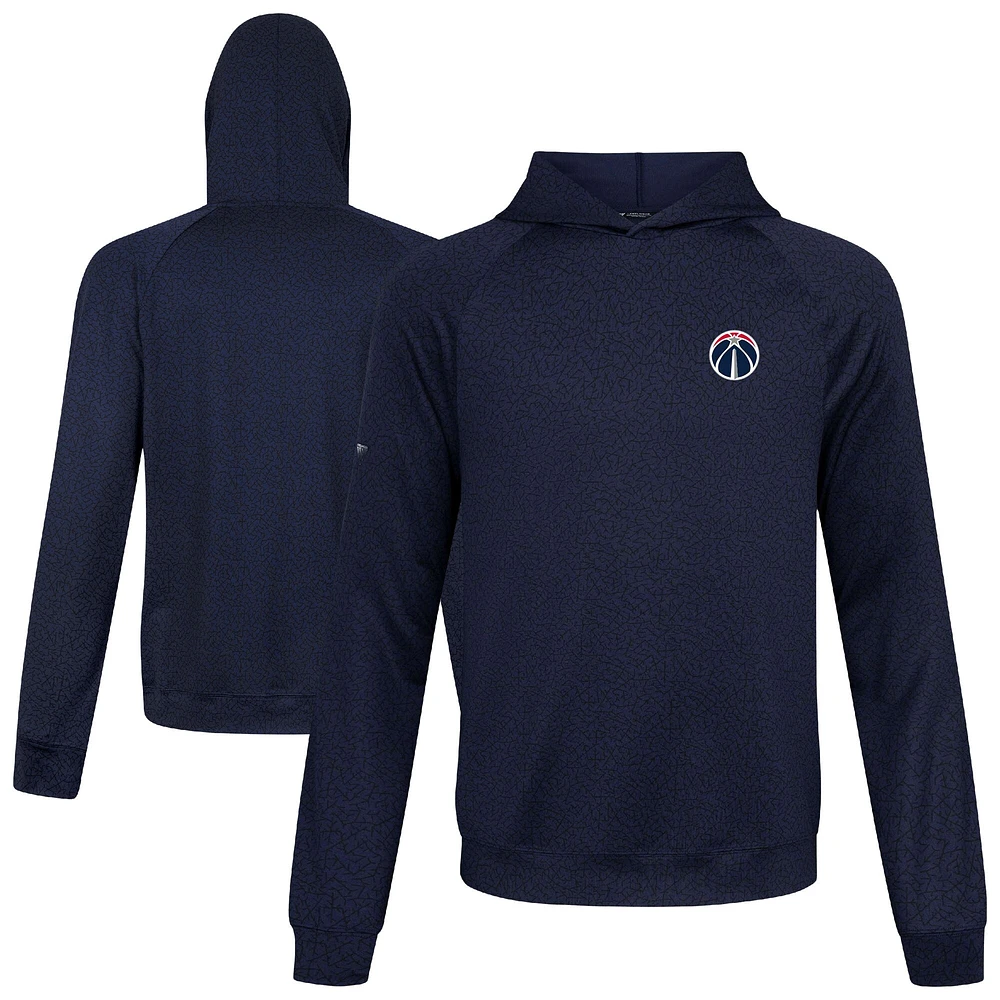 Men's Levelwear Navy Washington Wizards Challenger Pullover Hoodie