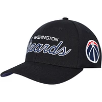 Men's Mitchell & Ness Black Washington Wizards MVP Team Script 2.0 Stretch Snapback Hat