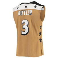 Maillot Mitchell & Ness Caron Butler Gold pour homme Washington Wizards 2007/08 Hardwood Classics Swingman