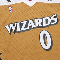 Maillot Swingman Mitchell & Ness Gilbert Arenas Gold Washington Wizards 2006/07 Hardwood Classics pour hommes