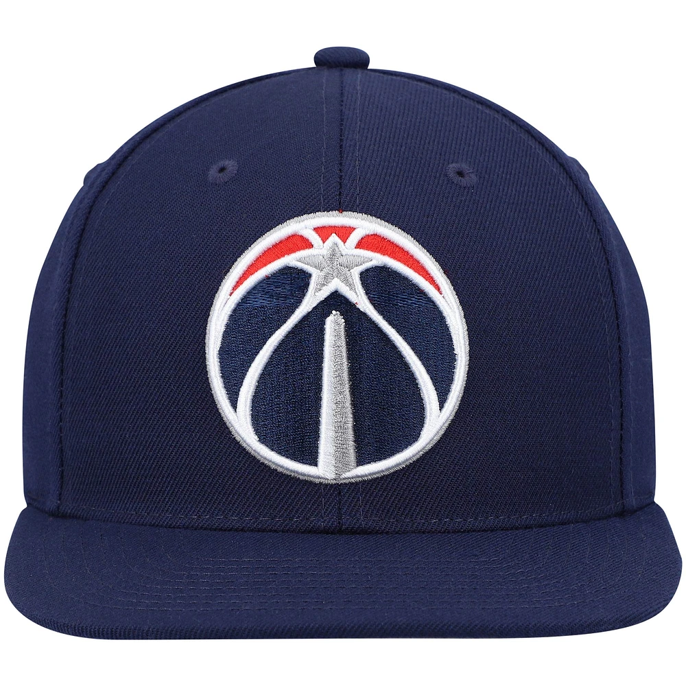 Casquette Snapback Mitchell & Ness Washington Wizards Ground 2.0 pour hommes