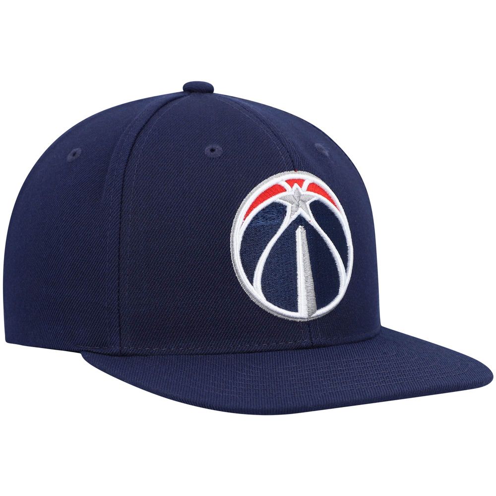 Men's Mitchell & Ness Navy Washington Wizards Ground 2.0 Snapback Hat