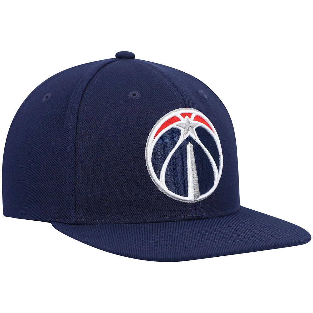 Casquette Snapback Mitchell & Ness Washington Wizards Ground 2.0 pour hommes