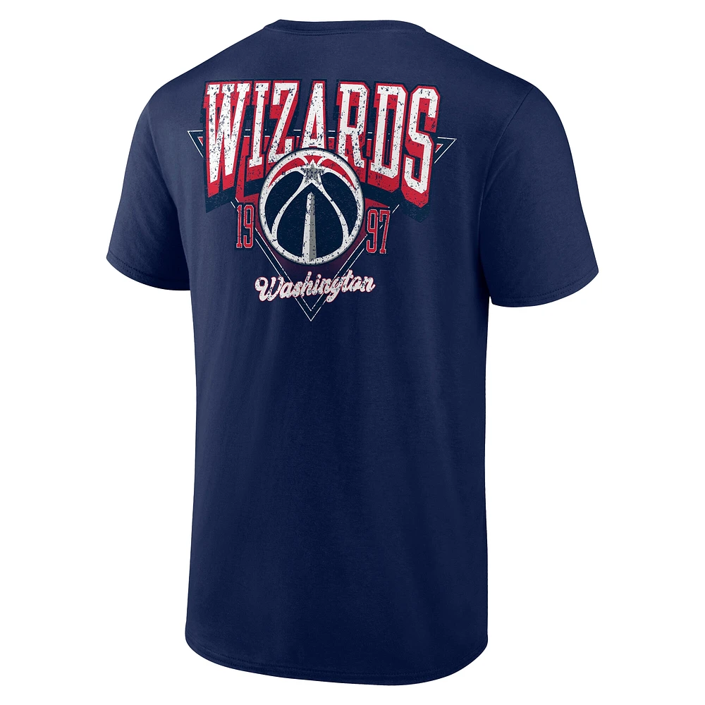 Men's Navy Washington Wizards Never Over T-Shirt