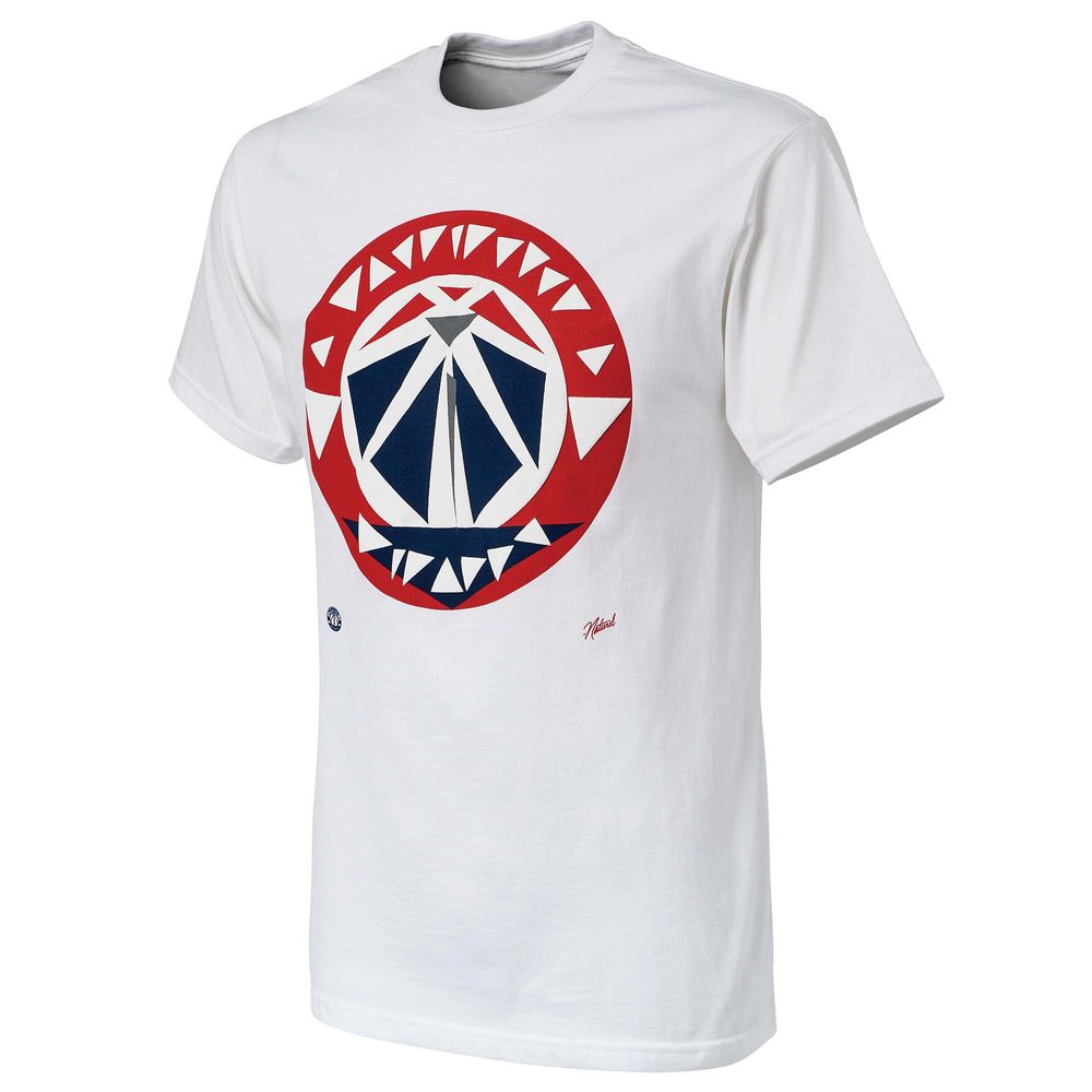 Men's NBA x Naturel White Washington Wizards No Caller ID T-Shirt