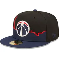 Casquette ajustée 59FIFTY Tip-Off des Washington Wizards 2022 New Era pour homme, bleu marine/noir