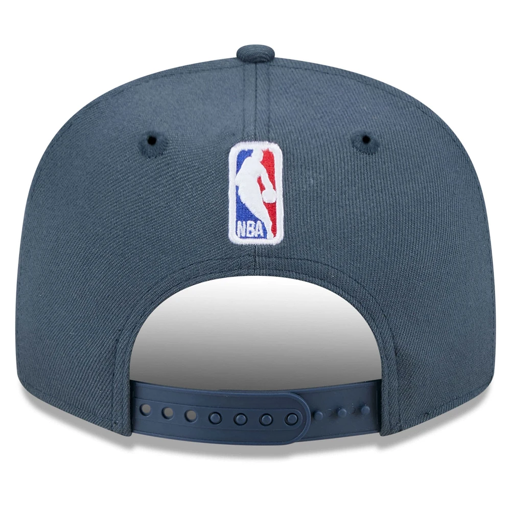 Men's New Era  Navy Washington Wizards 2024/25 City Edition Alternate 9FIFTY Snapback Hat