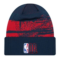 Men's New Era  Navy Washington Wizards Tip-Off Cuffed Knit Hat