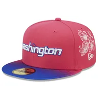 Washington Wizards Wizards Patch New Era 59Fifty Fitted Hat (Light Blue  Black Gray)