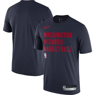 Men's Nike Navy Washington Wizards 2023/24 Sideline Legend Performance Practice T-Shirt