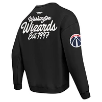 Men's Pro Standard Black Washington Wizards Paint the City Pullover Sweatshirt