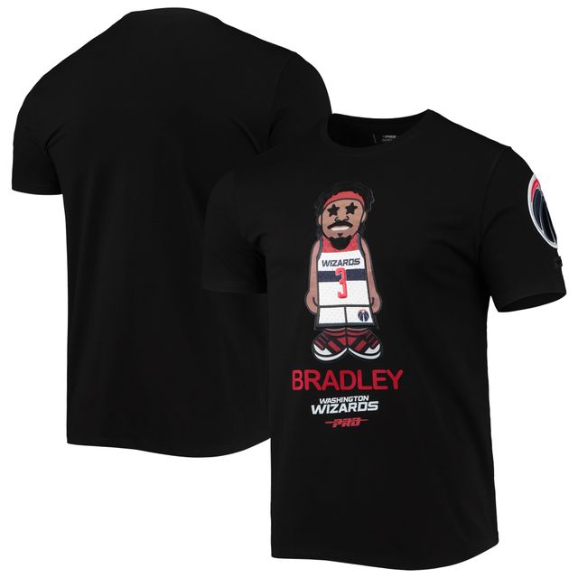 T-shirt noir à dessin animé Bradley Beal pour hommes des Washington Wizards Pro Standard