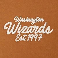 Men's Pro Standard Brown Washington Wizards Paint the City Drop Shoulder Pullover Hoodie