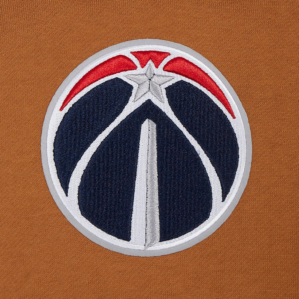 Sweat à capuche épaules tombantes Pro Standard Brown Washington Wizards Paint the City pour homme