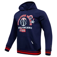 Men's Pro Standard Navy Washington Wizards Area Code Pullover Hoodie