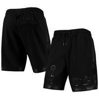 Men's Pro Standard Washington Wizards Triple Black Gloss Shorts