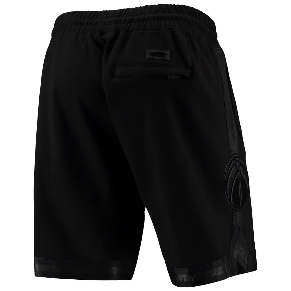 Men's Pro Standard Washington Wizards Triple Black Gloss Shorts