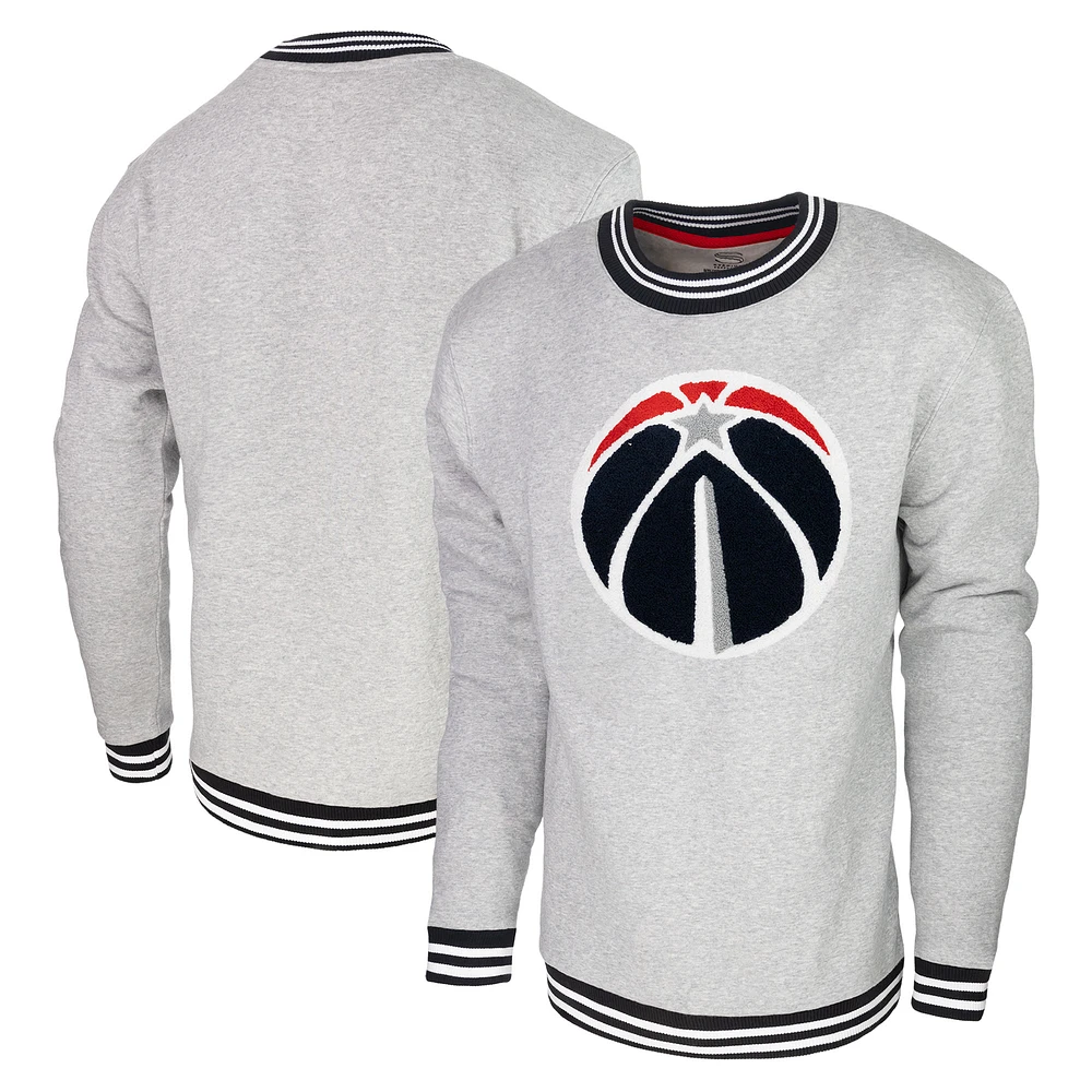 Sweat-shirt Stadium Essentials gris chiné pour hommes Washington Wizards Club Level