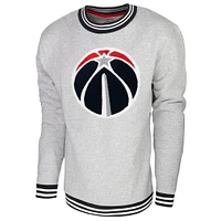 Sweat-shirt Stadium Essentials gris chiné pour hommes Washington Wizards Club Level