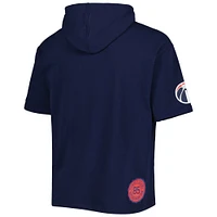Tommy Jeans pour homme - Ensemble 2 en 1 t-shirt et sweat à capuche Washington Wizards Matthew bleu marine/blanc