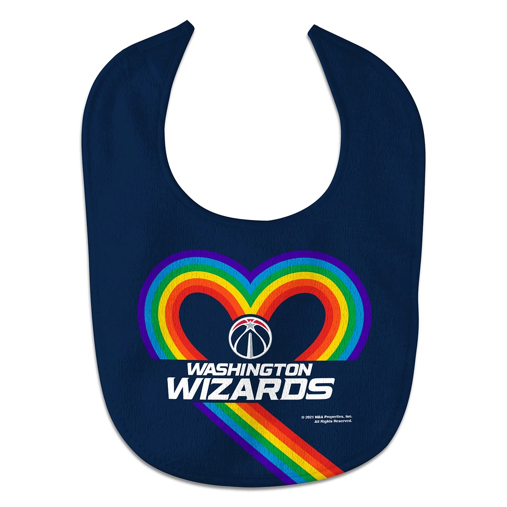 Newborn & Infant WinCraft Washington Wizards Rainbow Baby Bib