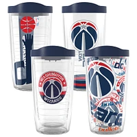 Tervis Washington Wizards Four-Pack 16oz. Classic Tumbler Set