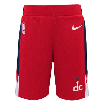 Short Nike rouge Washington Wizards Icon Replica pour tout-petit