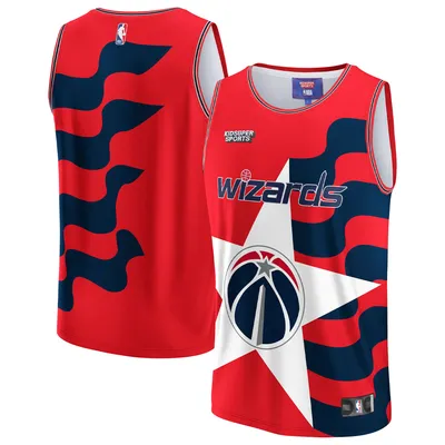 Unisex NBA & KidSuper Studios by Fanatics Red Washington Wizards Hometown Jersey