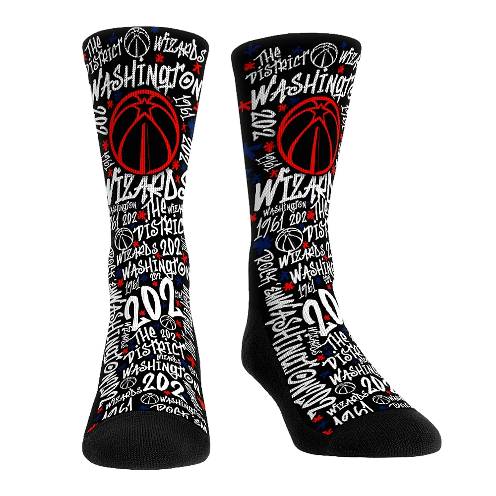 Unisex Rock Em Socks Washington Wizards Graffiti Crew