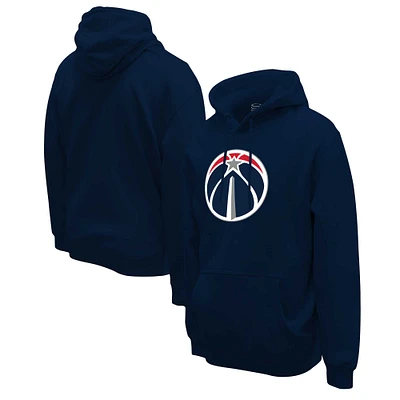 Sweat à capuche unisexe Stadium Essentials, bleu marine, Washington Wizards, logo principal