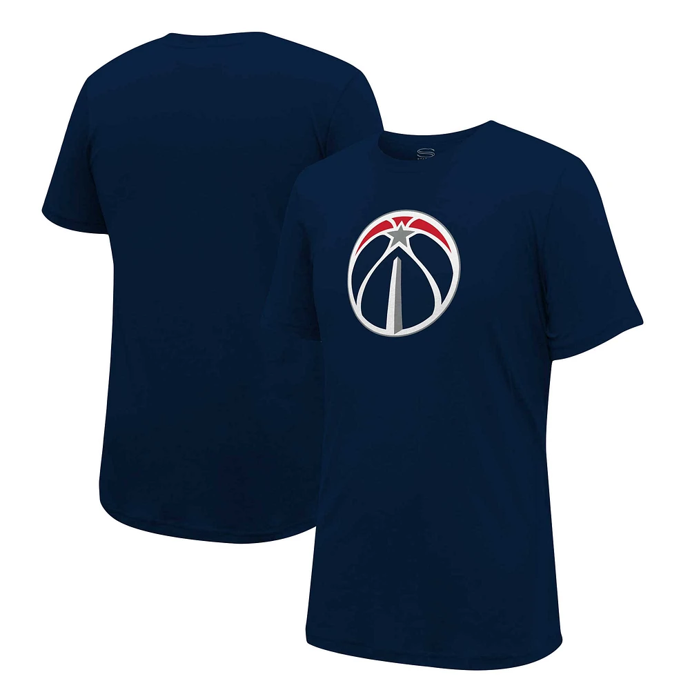 T-shirt unisexe avec logo principal des Washington Wizards, bleu marine, Stadium Essentials