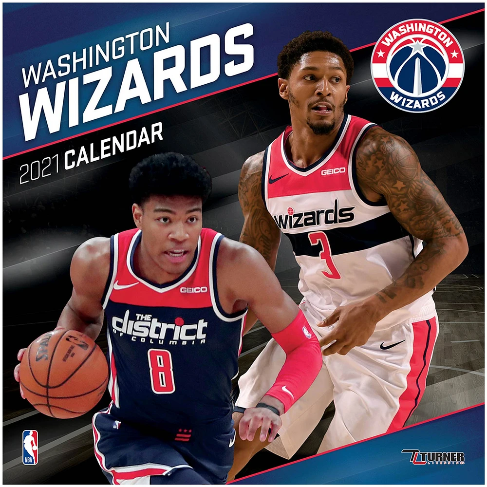 Calendrier mural Washington Wizards 2021