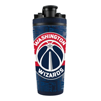 Bouteille shaker en acier inoxydable 4D de 26 oz des Washington Wizards