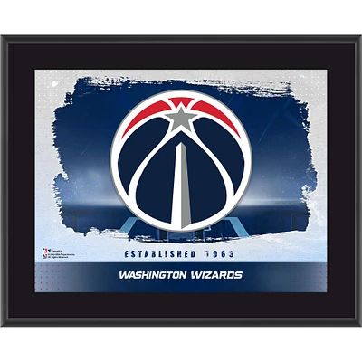 Washington Wizards Framed 10.5" x 13" Sublimated Horizontal Team Logo Plaque