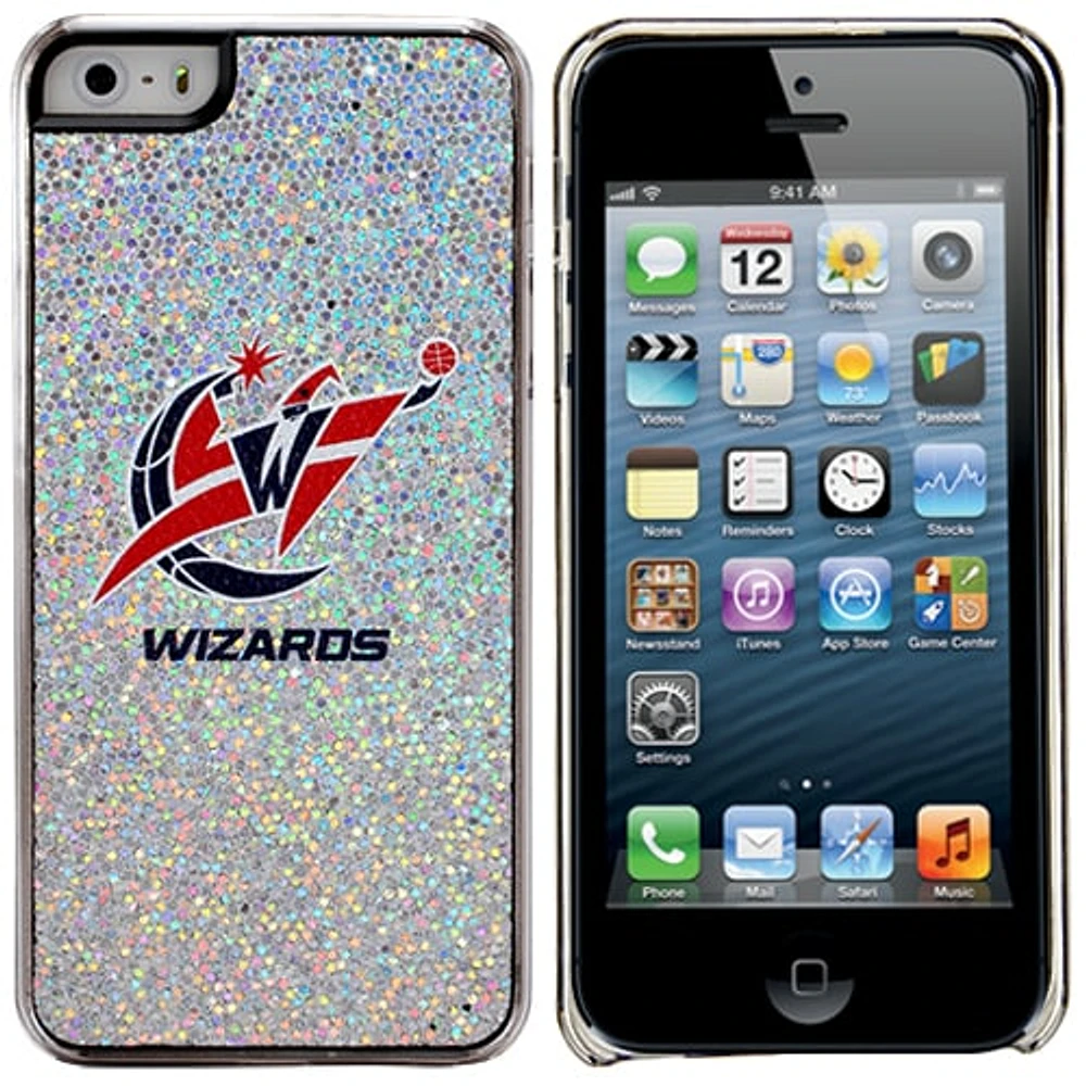 Coque à clipser Bling Thinshield pour iPhone 5/5s des Washington Wizards - Argent