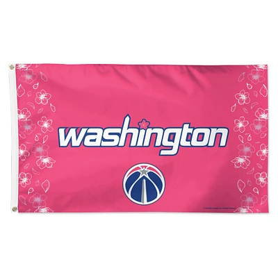 WinCraft Washington Wizards 2022 City Edition 3' x 5' Deluxe Single-Sided Flag