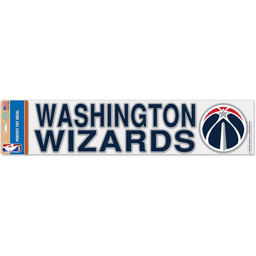 WinCraft Washington Wizards 10,2 x 43,2 cm décalcomanie coupe parfaite