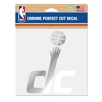 Autocollant WinCraft Washington Wizards 15,2 x 15,2 cm chromé