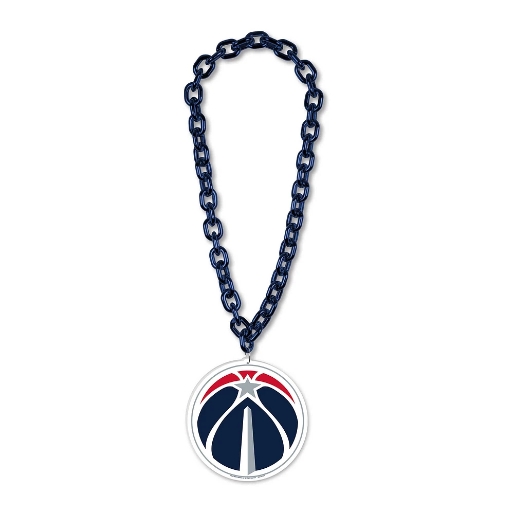 Collier WinCraft avec grand logo des Washington Wizards