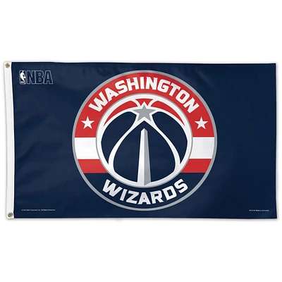 WinCraft Washington Wizards Deluxe Drapeau unilatéral 3 pi x 5 pi