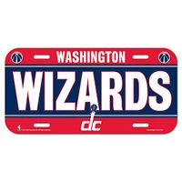 Plaque d'immatriculation en plastique WinCraft Washington Wizards Team Logo