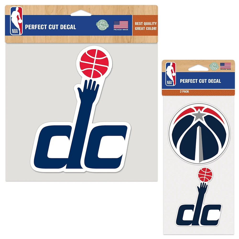 WinCraft Washington Wizards Three-Pack Perfect Cut Decals