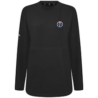 Women's Levelwear Black Washington Wizards Beaudry Pullover Sweatshirt