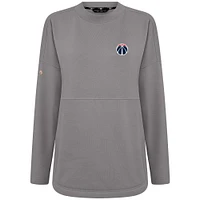 Sweat-shirt gris Beaudry pour femme des Washington Wizards de Levelwear