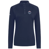 Haut à fermeture éclair quart de tour Flex Insignia 2.0 bleu marine pour femme Levelwear des Washington Wizards
